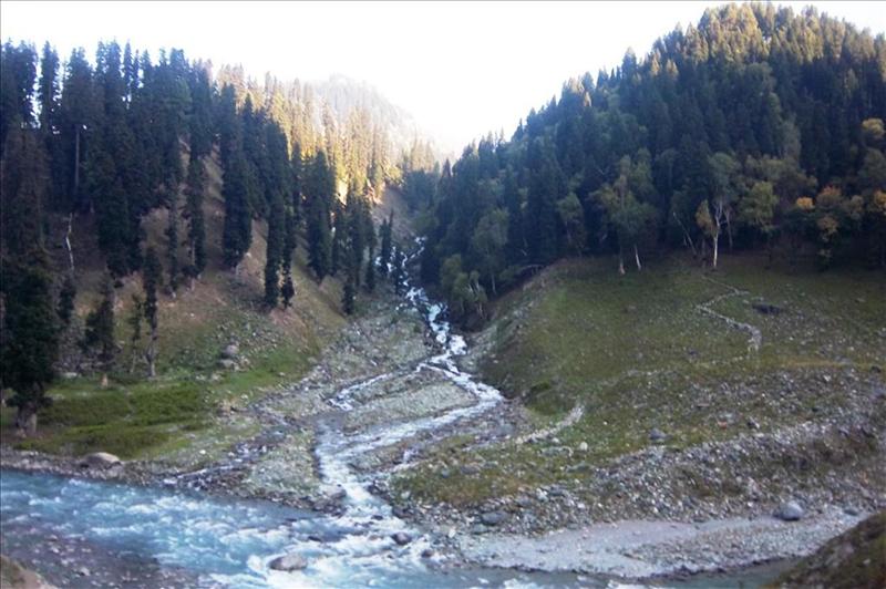 Beautiful landscape of Kashmir
